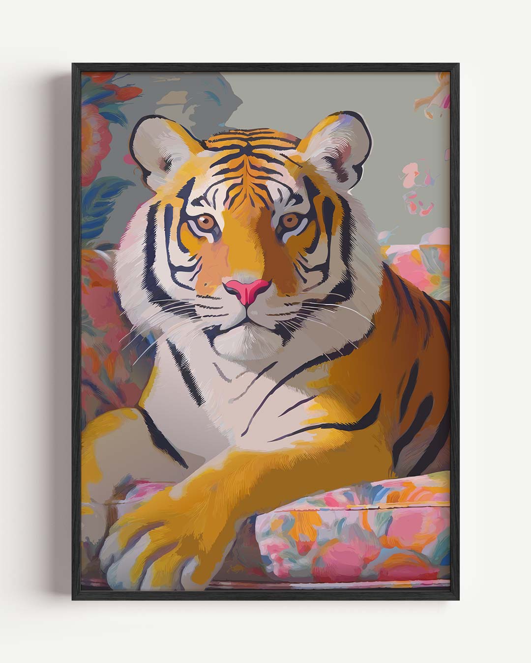 Stijlvolle Tijger Poster-WallArtistic