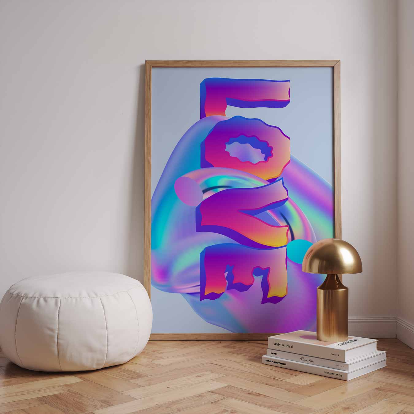 Kleurvolle Abstractie Poster