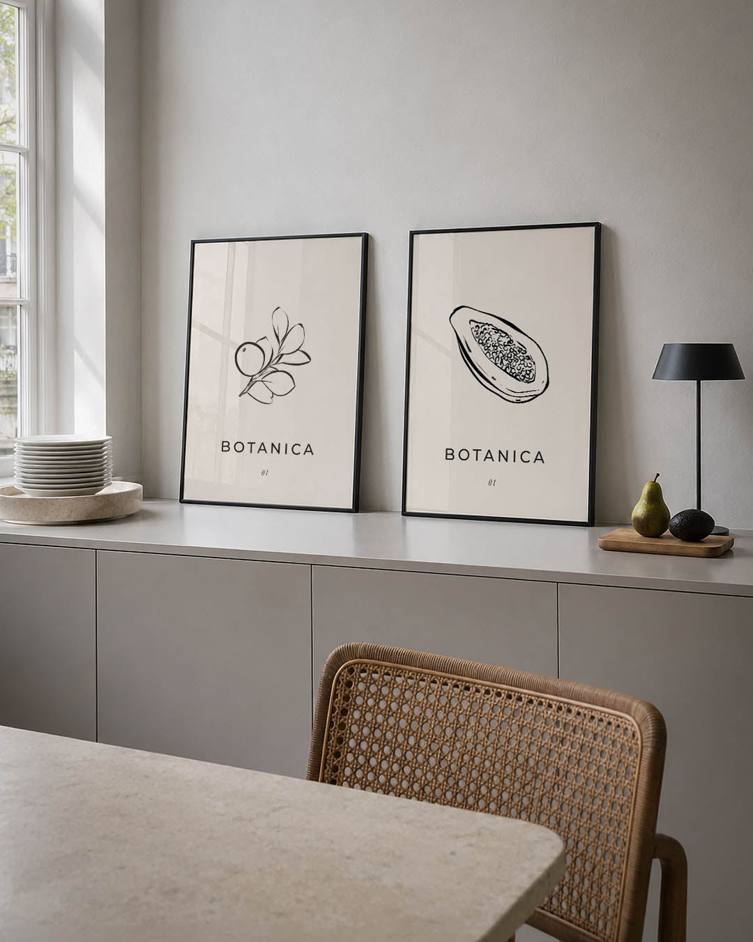 Natuurlijke eenvoud Posterset