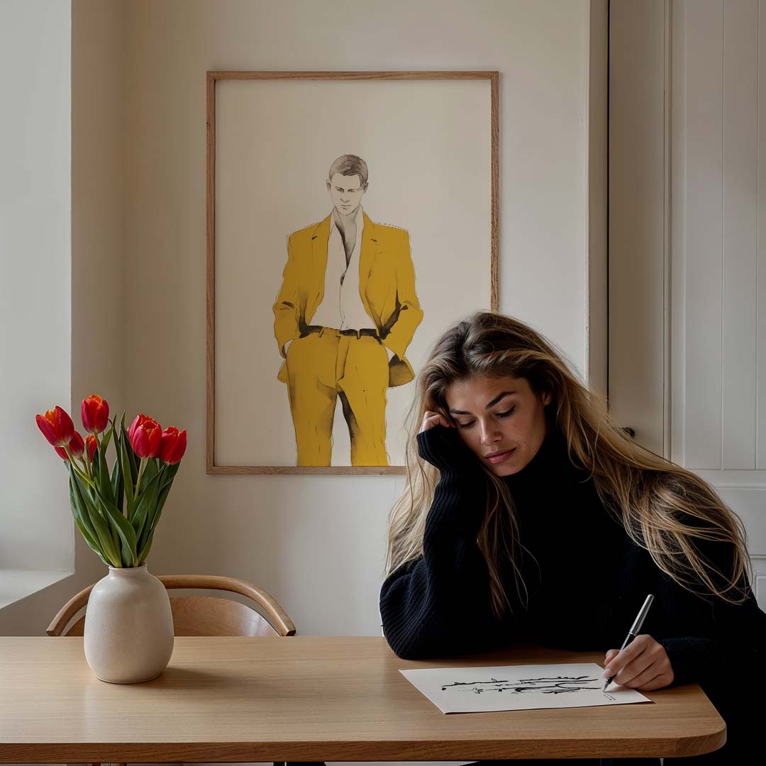 Stijlvolle Mode-momenten Poster-WallArtistic