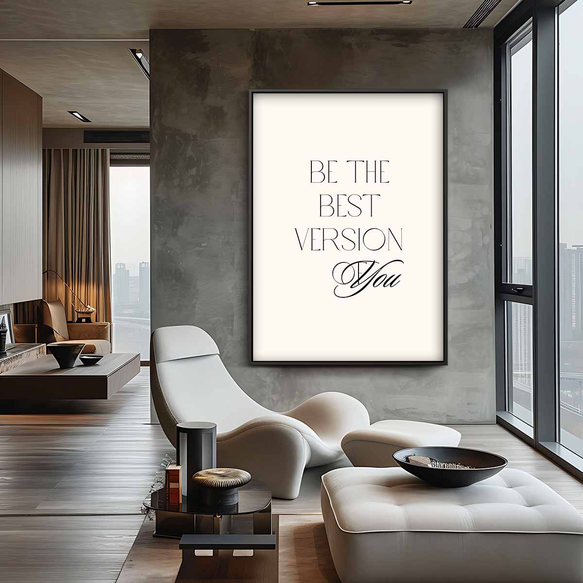 Inspirerende Typografie Motivatie Poster Kunstwerk-canvas-dibond-plexiglas-wanddecoratie-WallArtistic