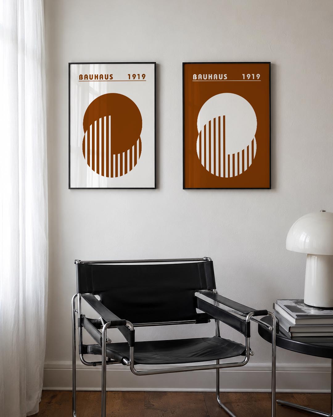 Cirkel en lijnen Postersets