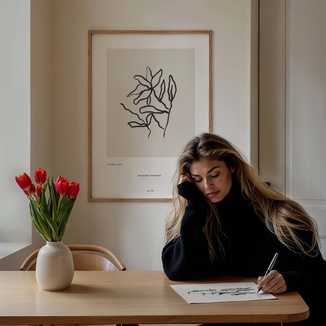 Botanische Boho Poster-WallArtistic