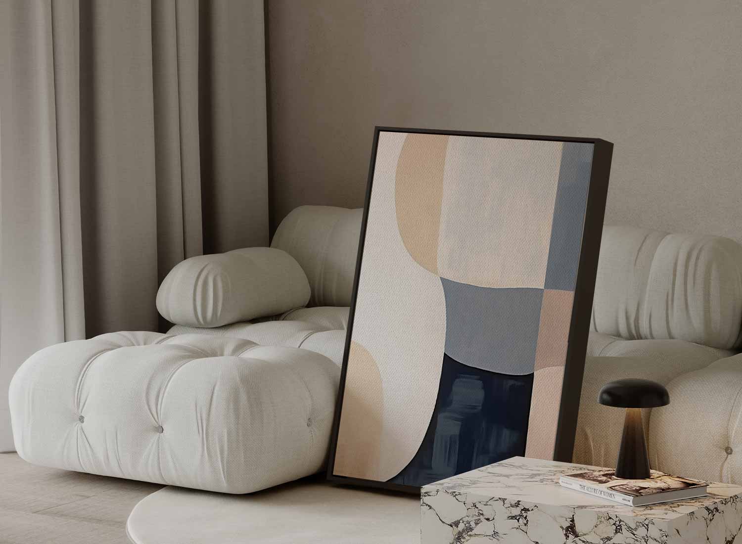 Subtiele Harmonie Kunstwerk-canvas-dibond-plexiglas-wanddecoratie-WallArtistic