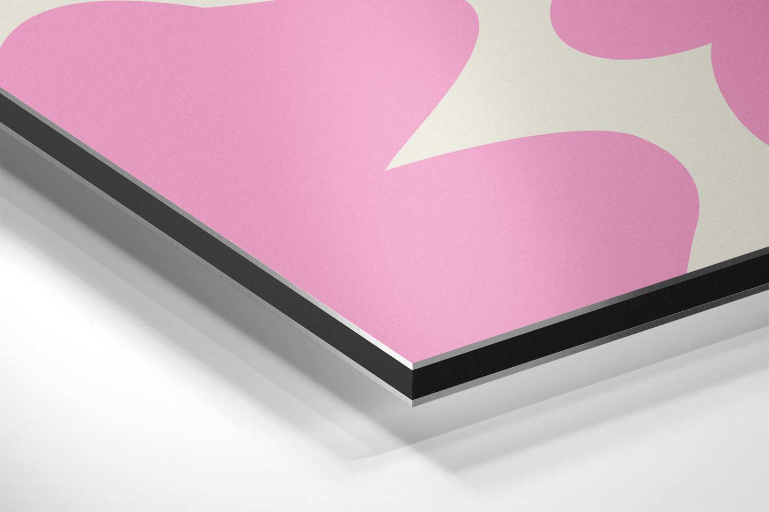 Vrolijk Bloemenpatroon Kunstwerk-canvas-dibond-plexiglas-wanddecoratie-WallArtistic