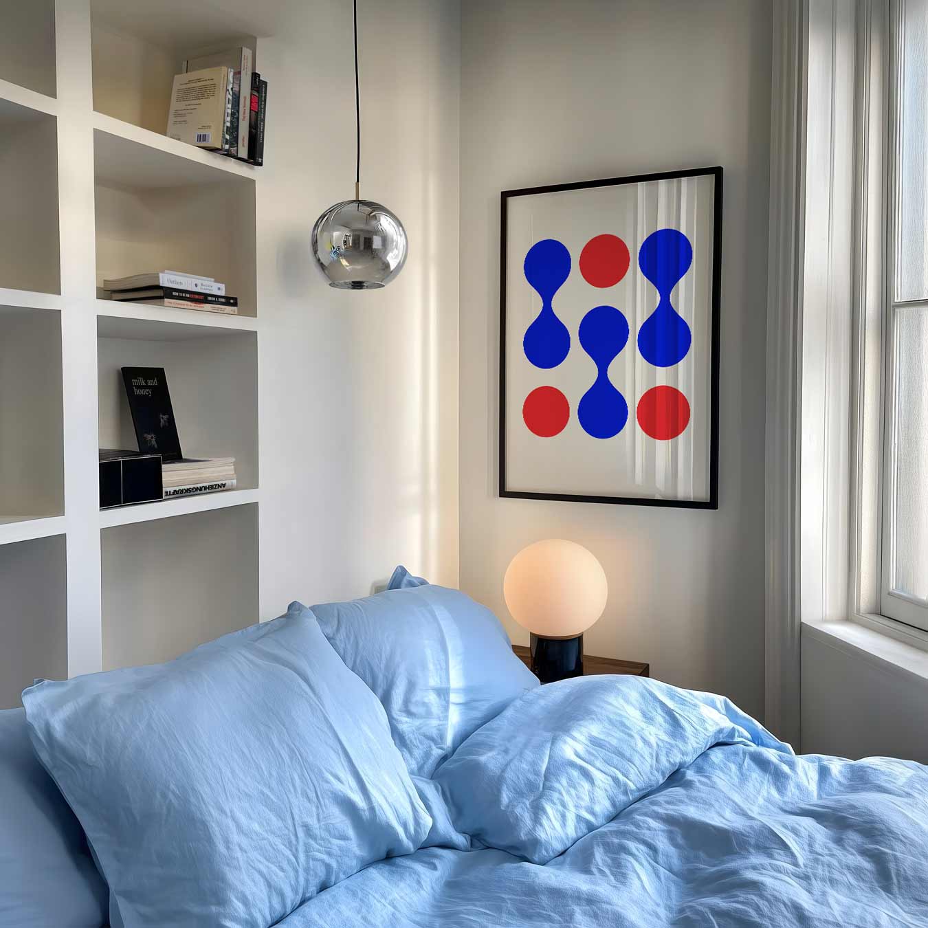 Abstracte Moderne Cirkelpatronen Poster