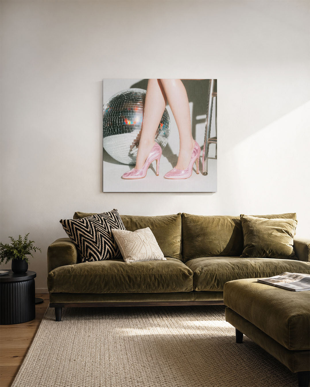 Glamour en reflectie Kunstwerk