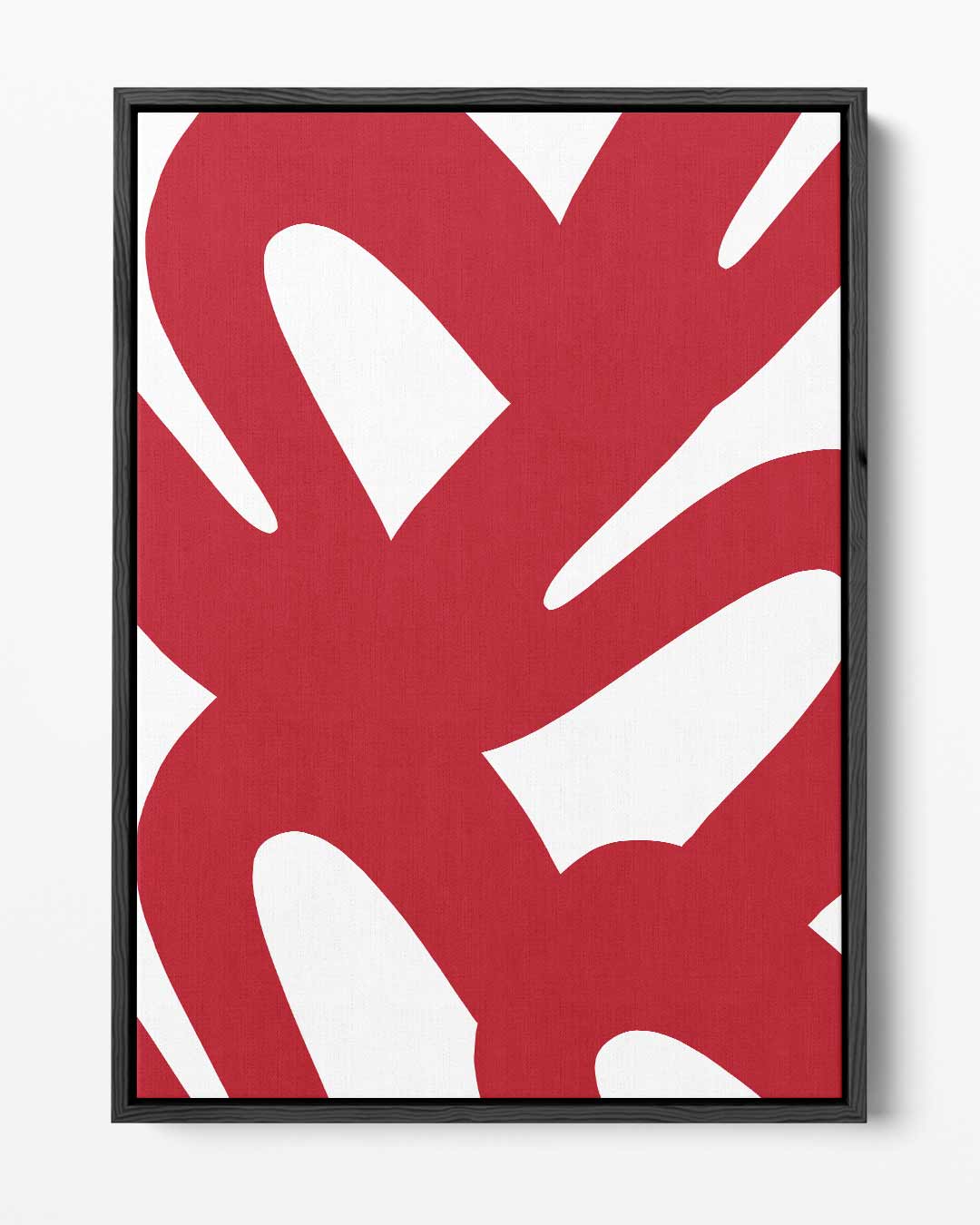 Rode Moderne Wandkunst Kunstwerk-canvas-dibond-plexiglas-wanddecoratie-WallArtistic