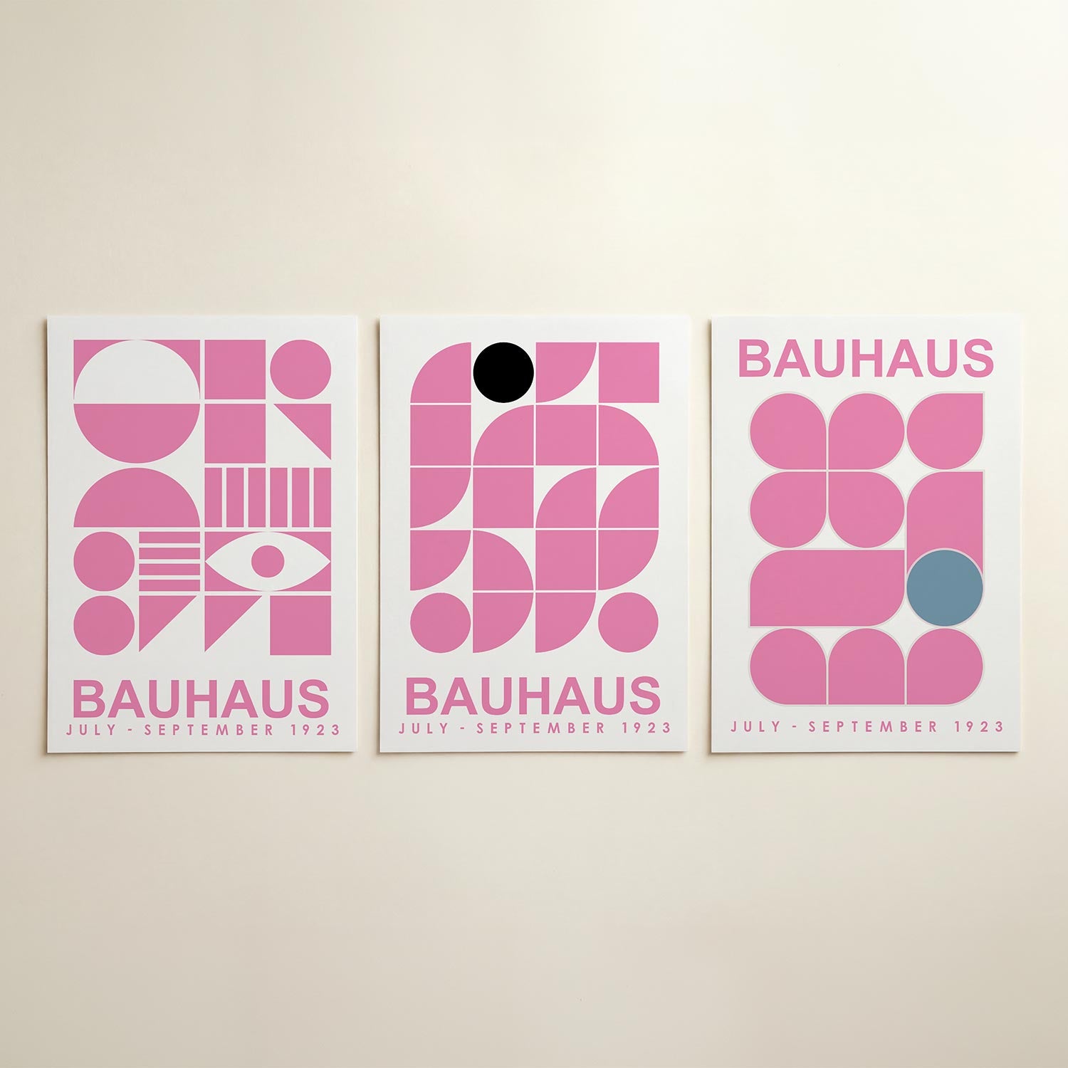 Vormen en vlakken Posterset