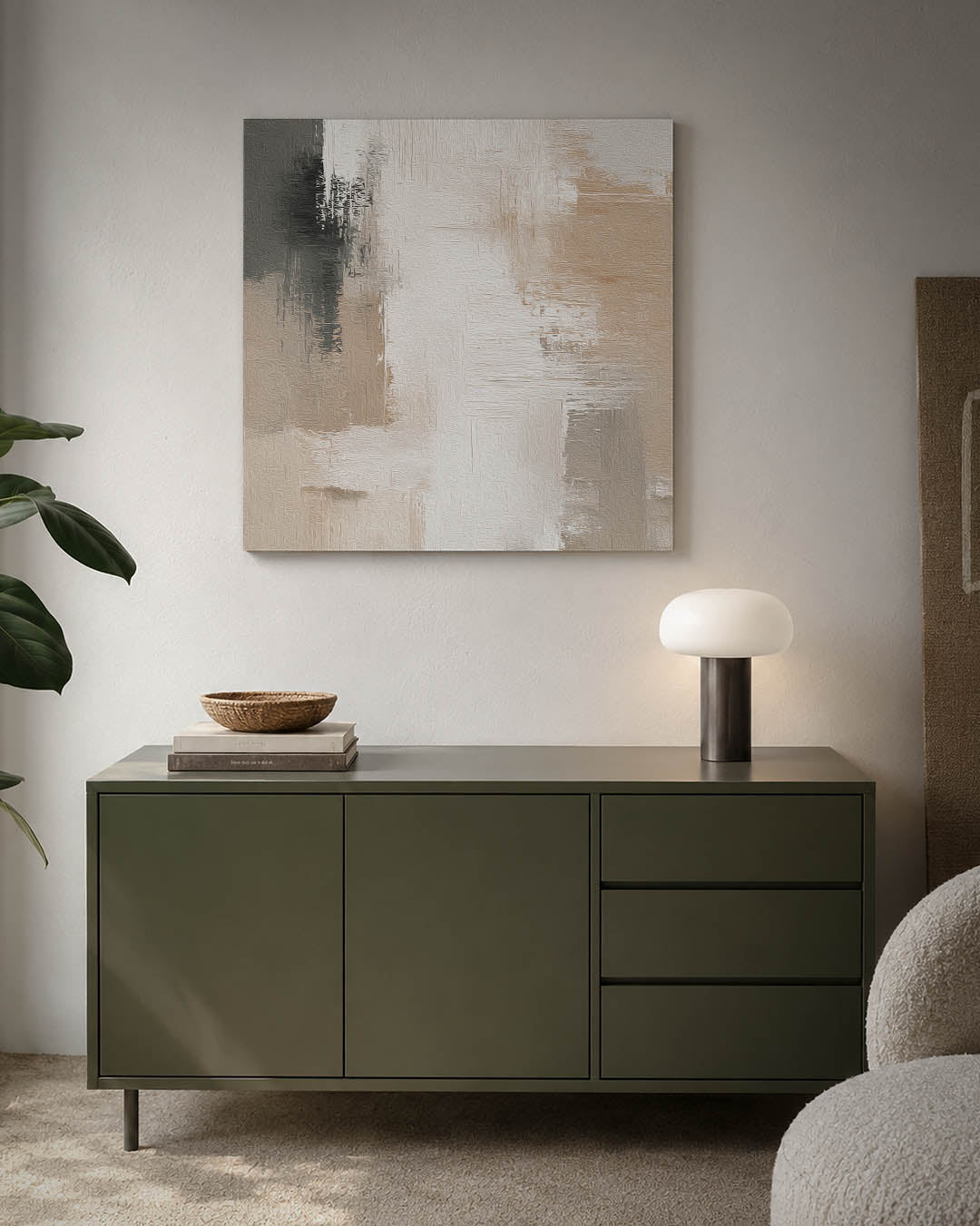 Zachte kleuren harmonie Kunstwerk