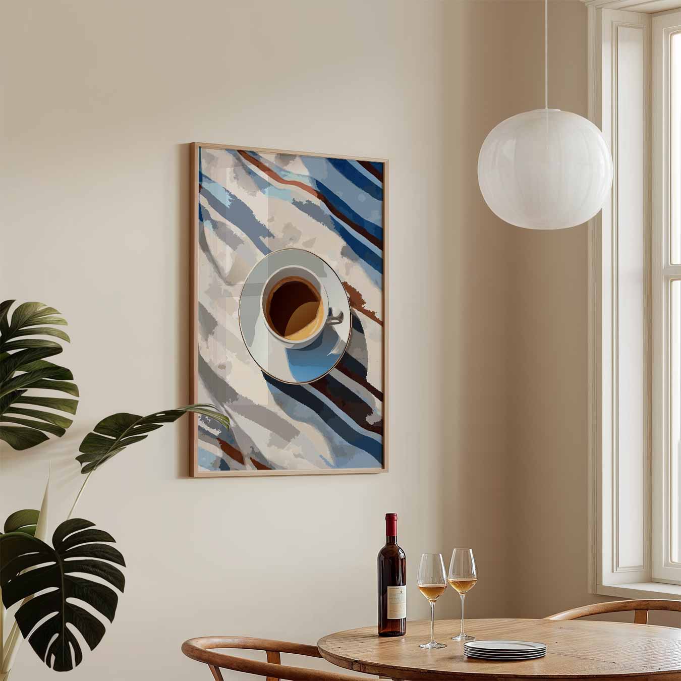 Koffie en Kunst Vibes Poster-WallArtistic