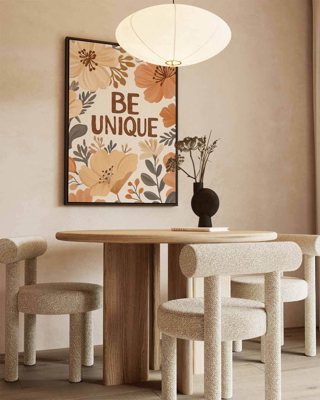 Bloemenmotivatie Poster Kunstwerk-canvas-dibond-plexiglas-wanddecoratie-WallArtistic