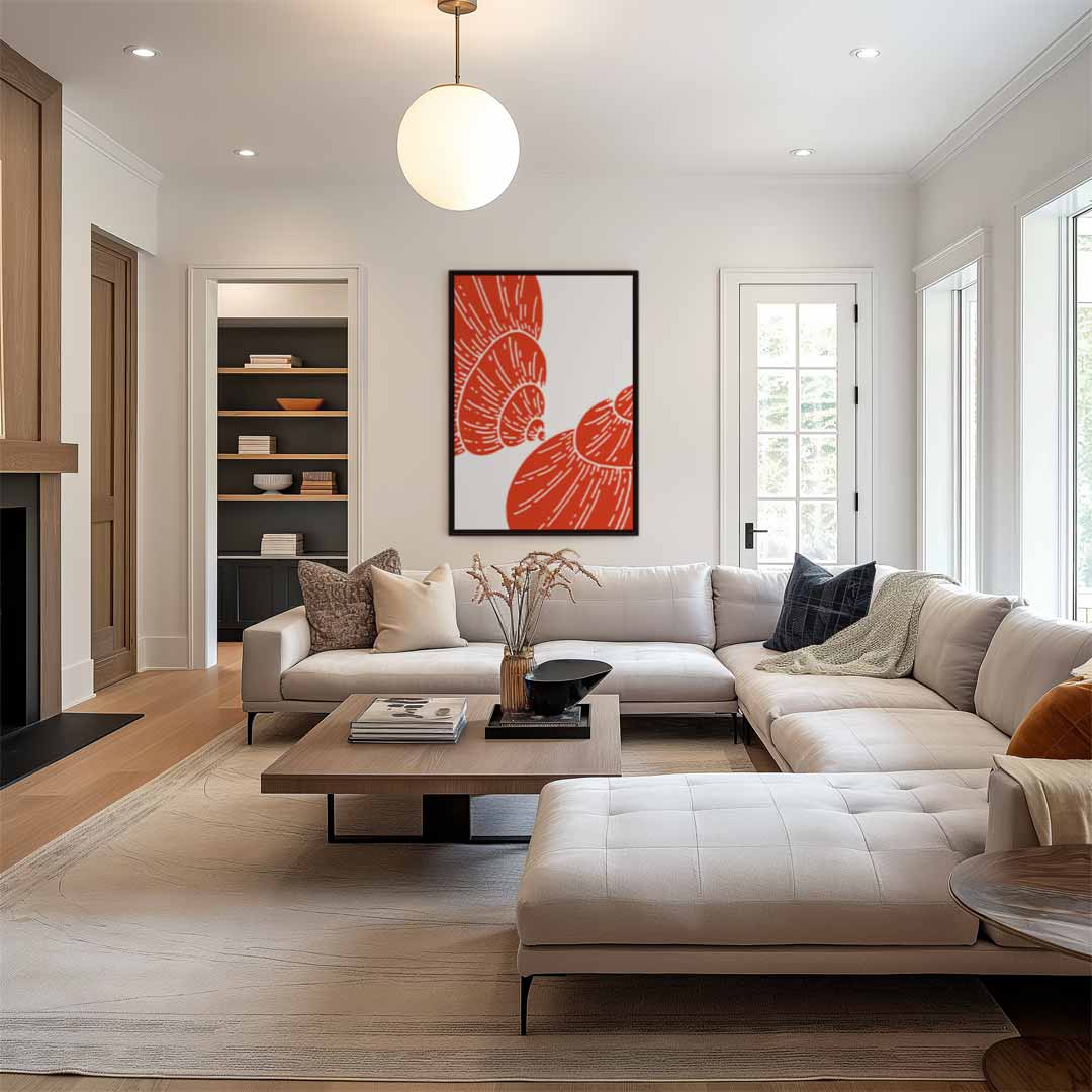 Schelp Safari Kunstwerk-canvas-dibond-plexiglas-wanddecoratie-WallArtistic