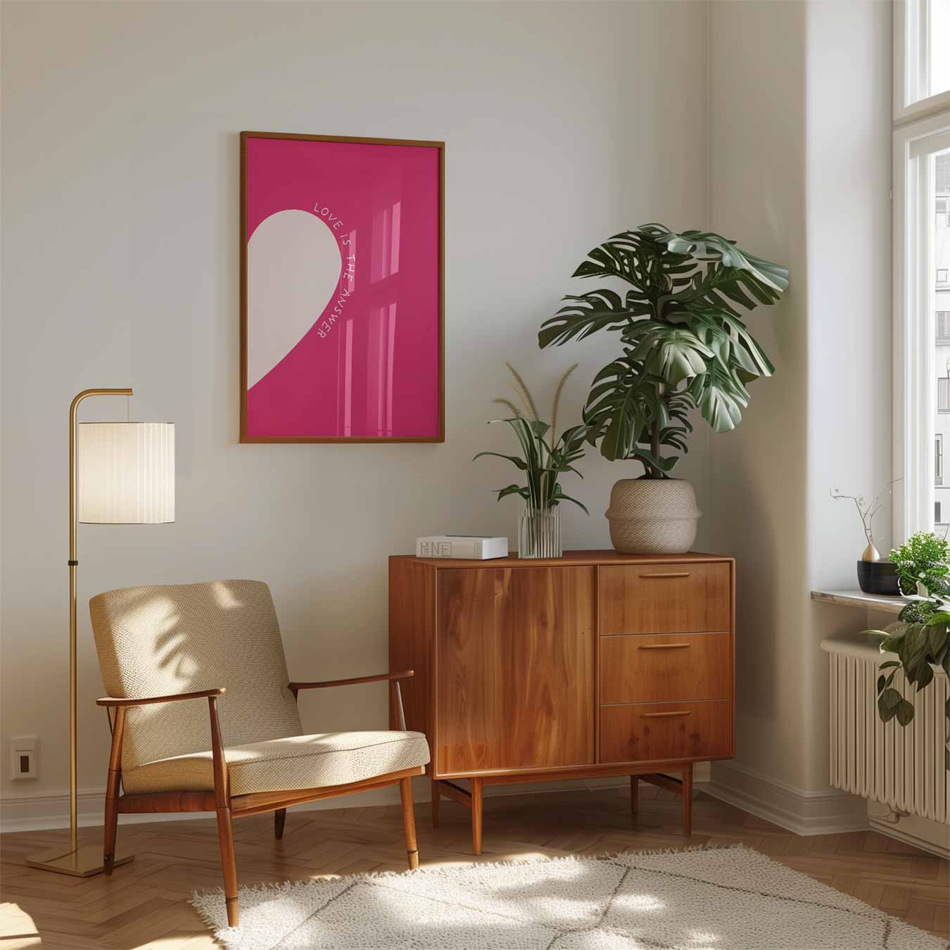 Liefde is het Antwoord Poster