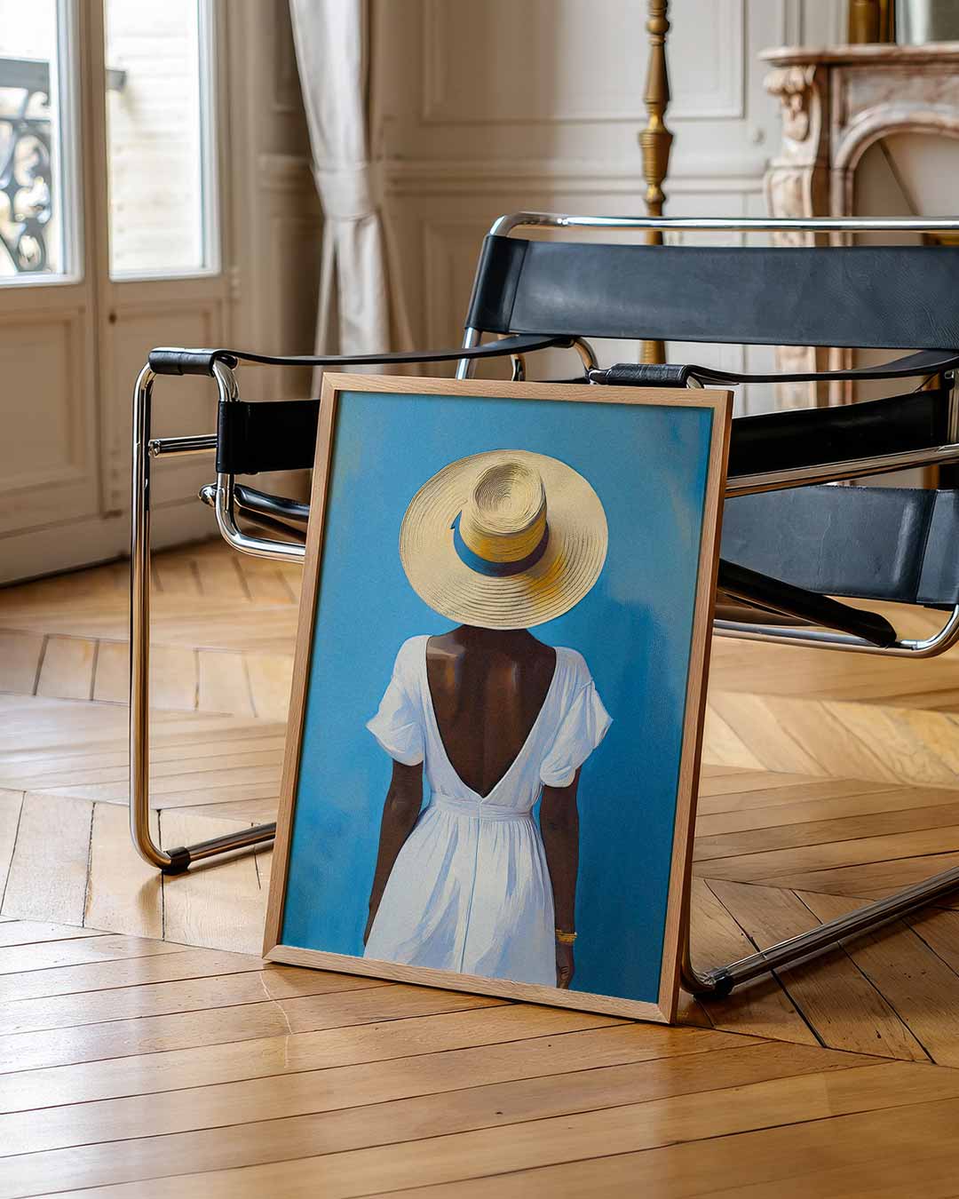 Zomerse Elegantie Poster-WallArtistic