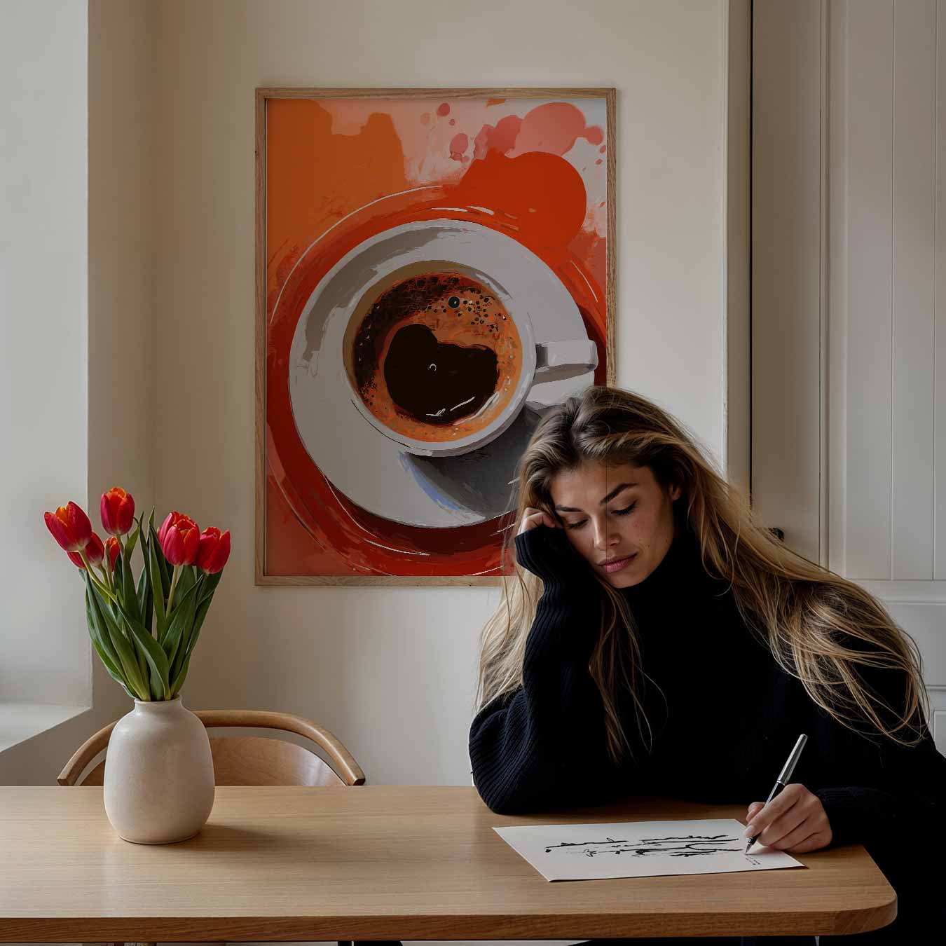 Coffee Love Art Poster