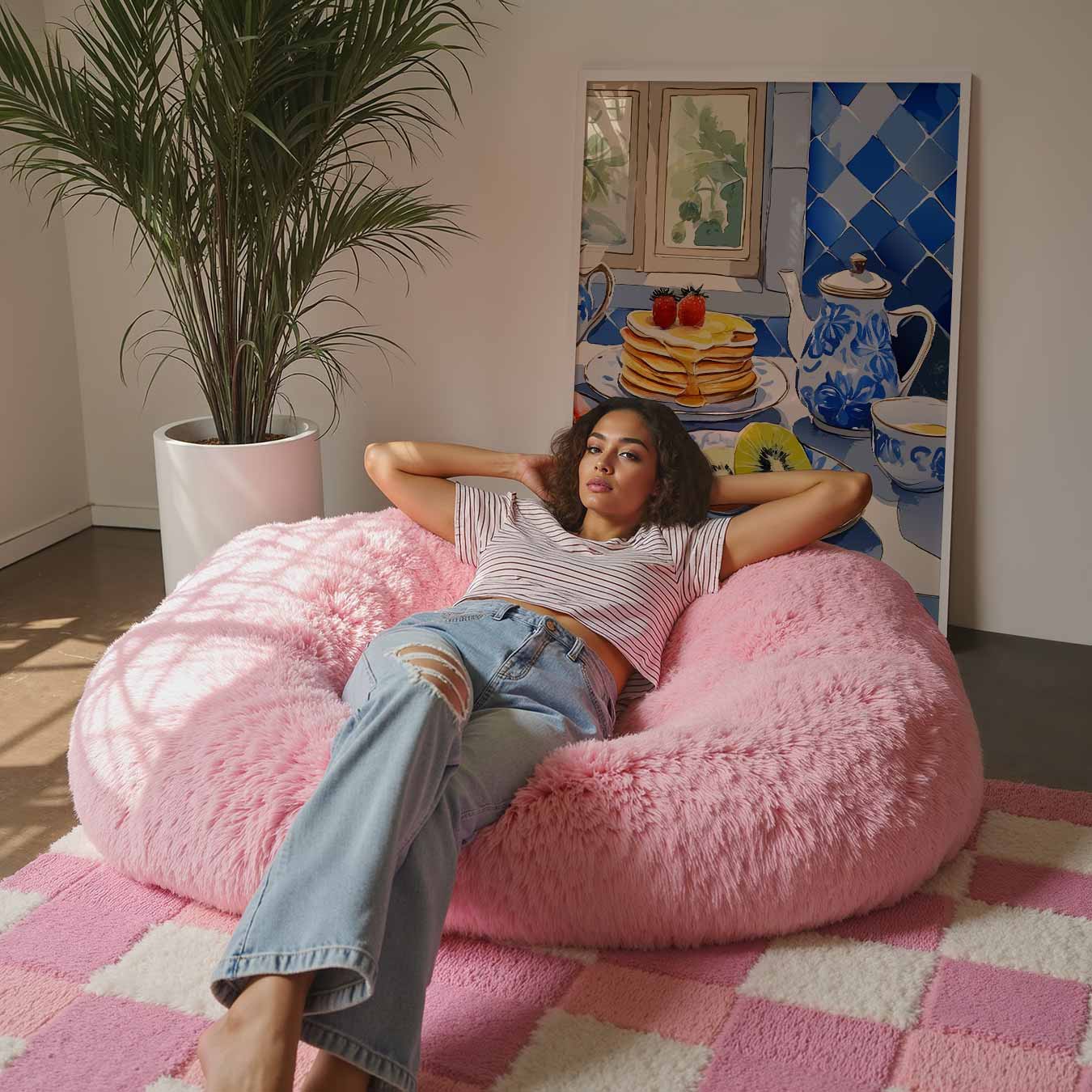 Ontbijt in Zomerse Stijl Poster-WallArtistic