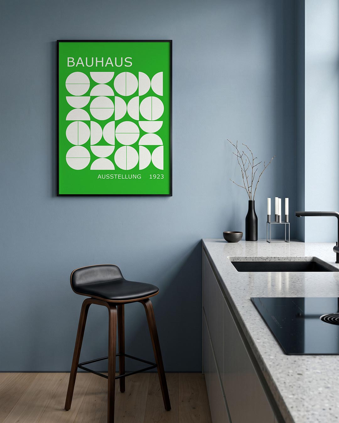 Vormritme en kleur Poster