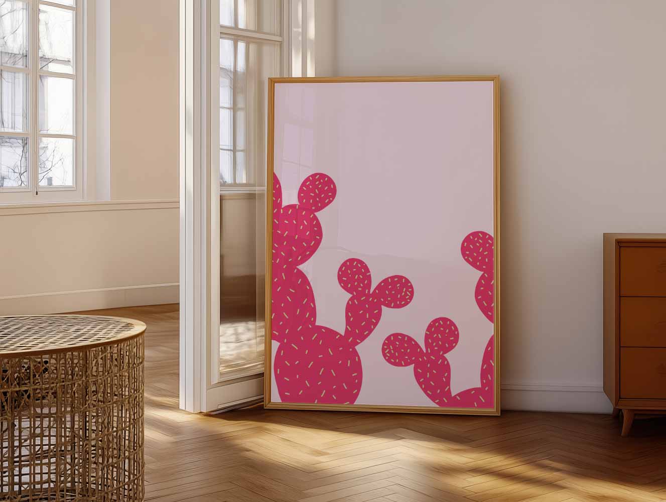 Trendy Cactus Poster