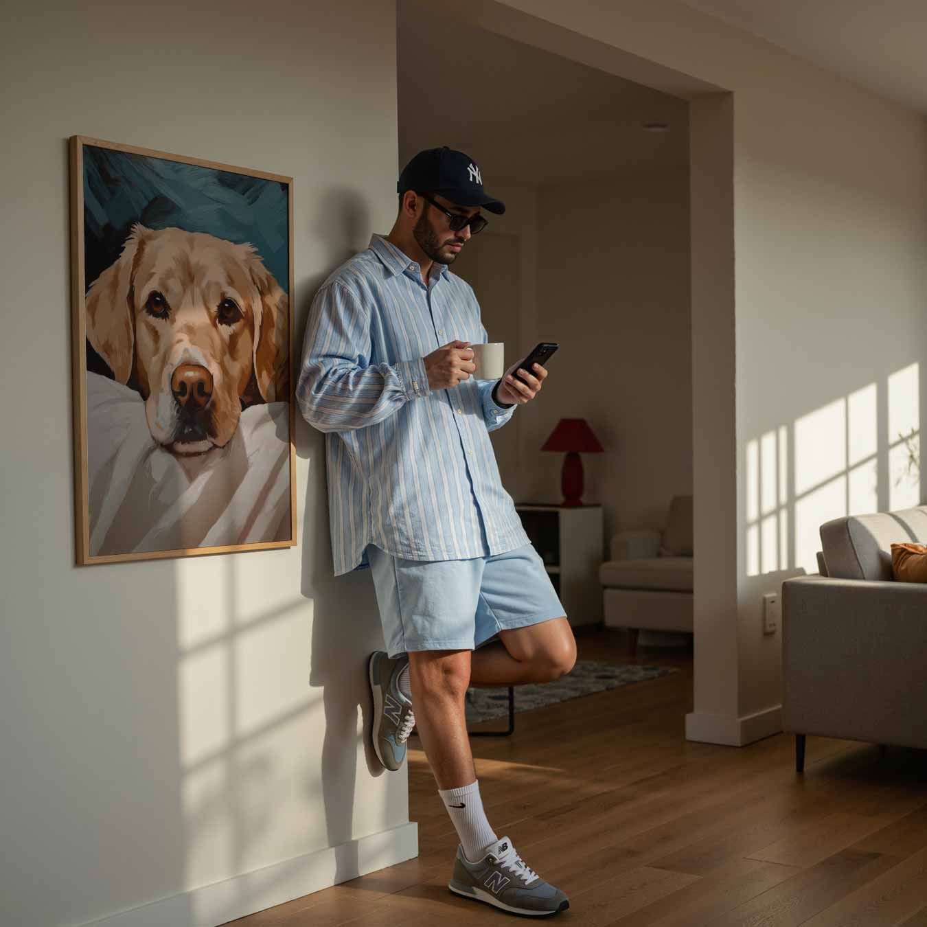 Knusse Labradors Dierenposter-WallArtistic