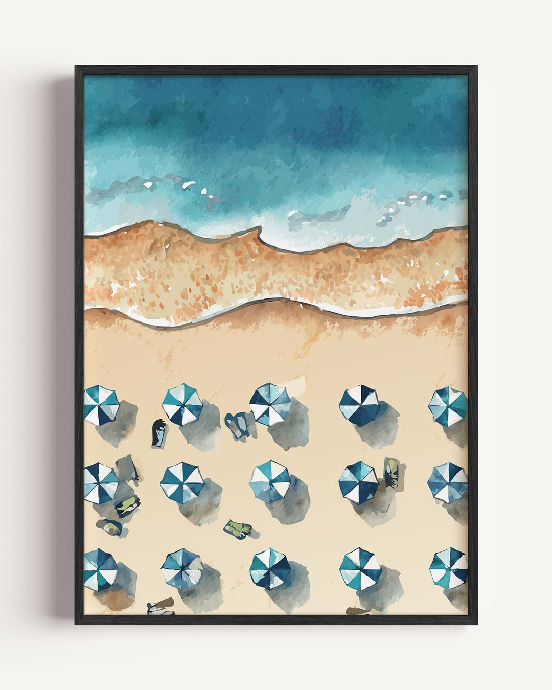 Stranddag Droomposter-WallArtistic