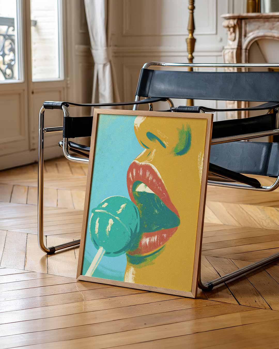 Sensuele Kunstposter met Lolly Poster