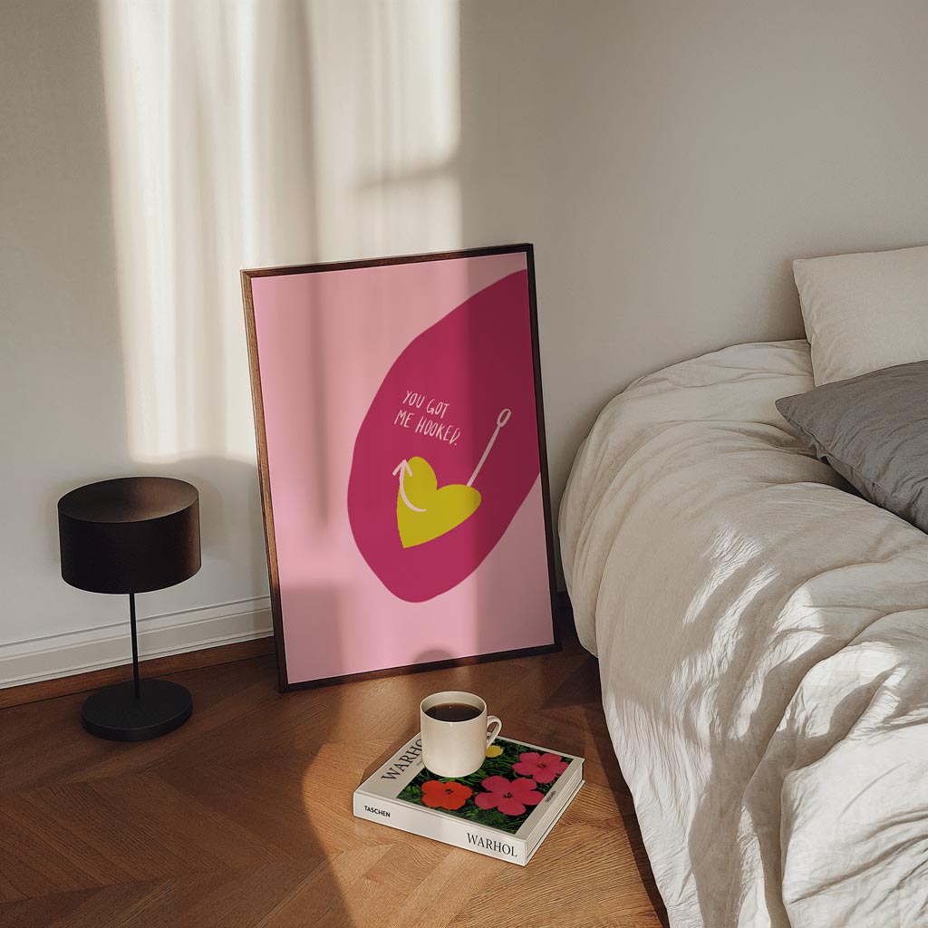 Love Hooked Hart Poster