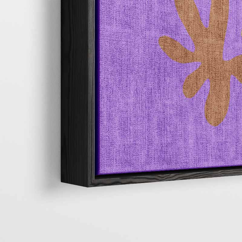 Kleurrijke Bloemenspel Kunstwerk-canvas-dibond-plexiglas-wanddecoratie-WallArtistic
