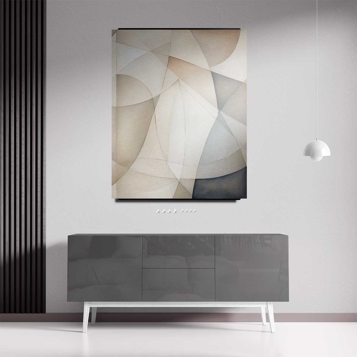 Subtiele Abstractie in Neutrale Tinten Kunstwerk-canvas-dibond-plexiglas-wanddecoratie-WallArtistic