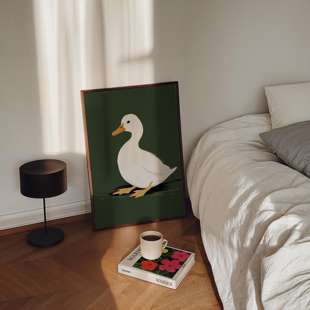 Schattige Eend Poster