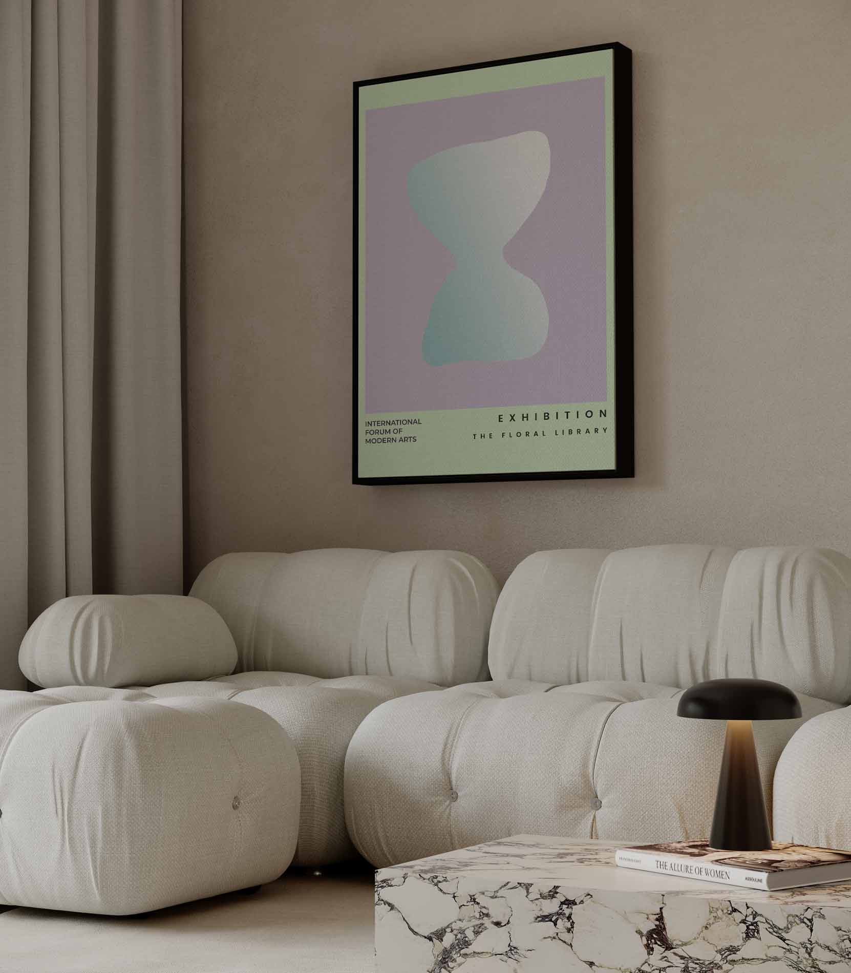De Bloemenbibliotheek Expositie Poster