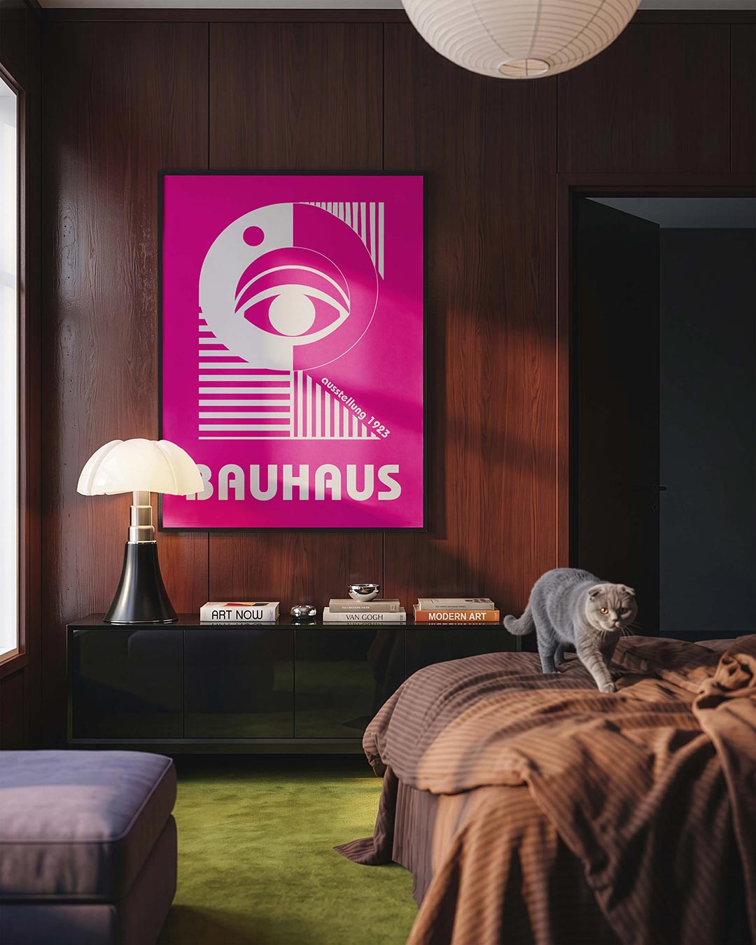 Oog en lijnen Poster
