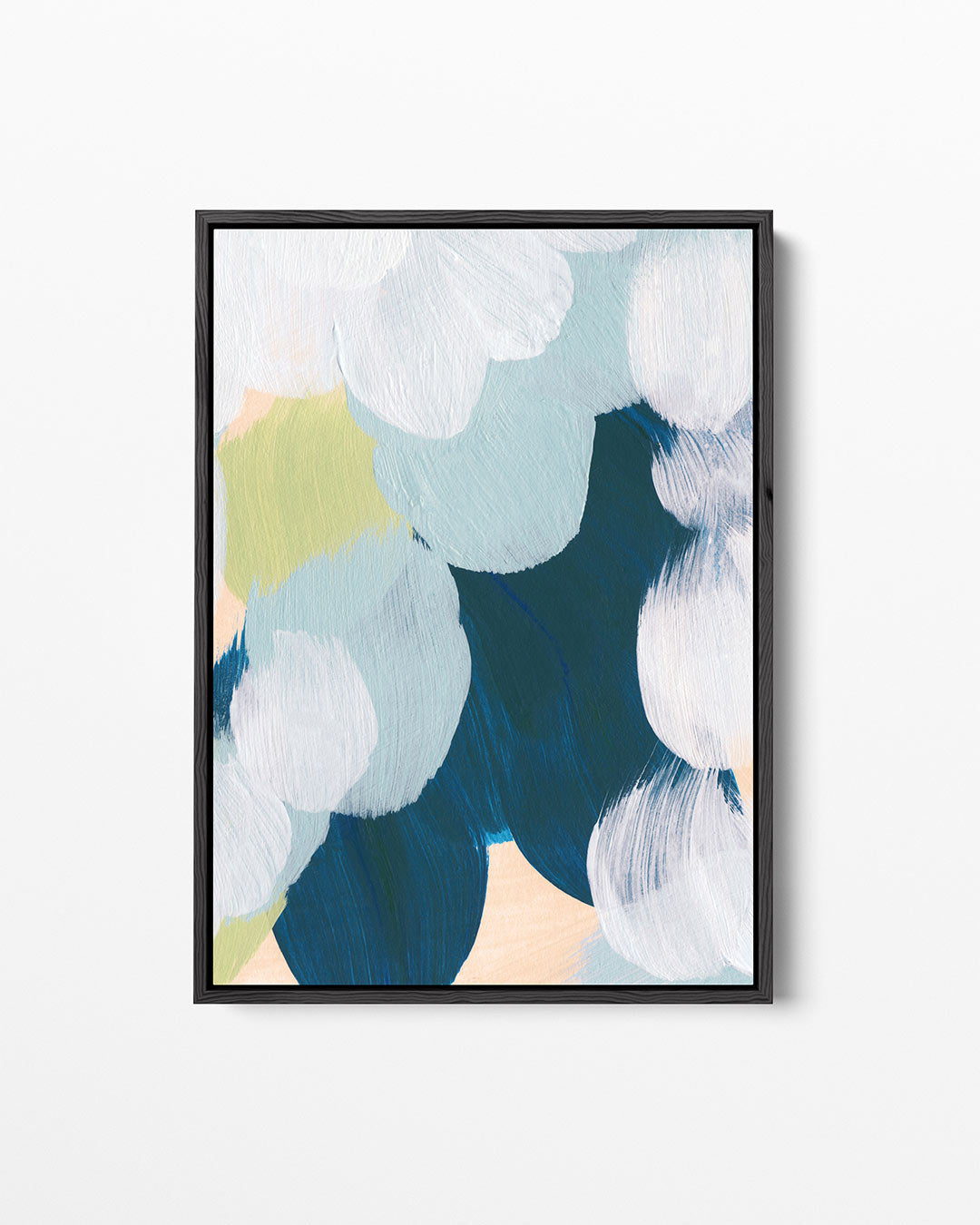 Vloeiende kleurencompositie Kunstwerk