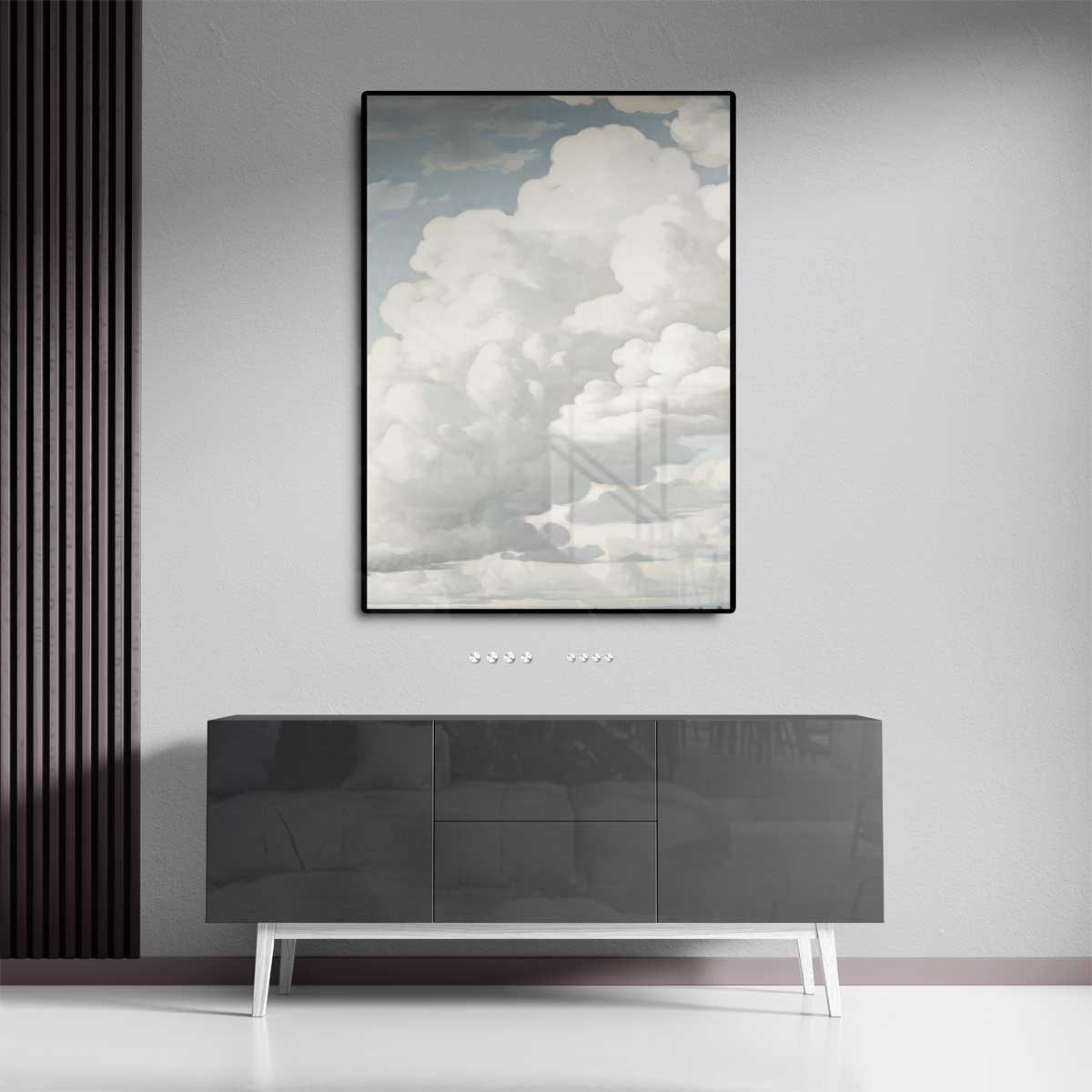 Dromerige Wolkenlucht Kunstwerk-canvas-dibond-plexiglas-wanddecoratie-WallArtistic