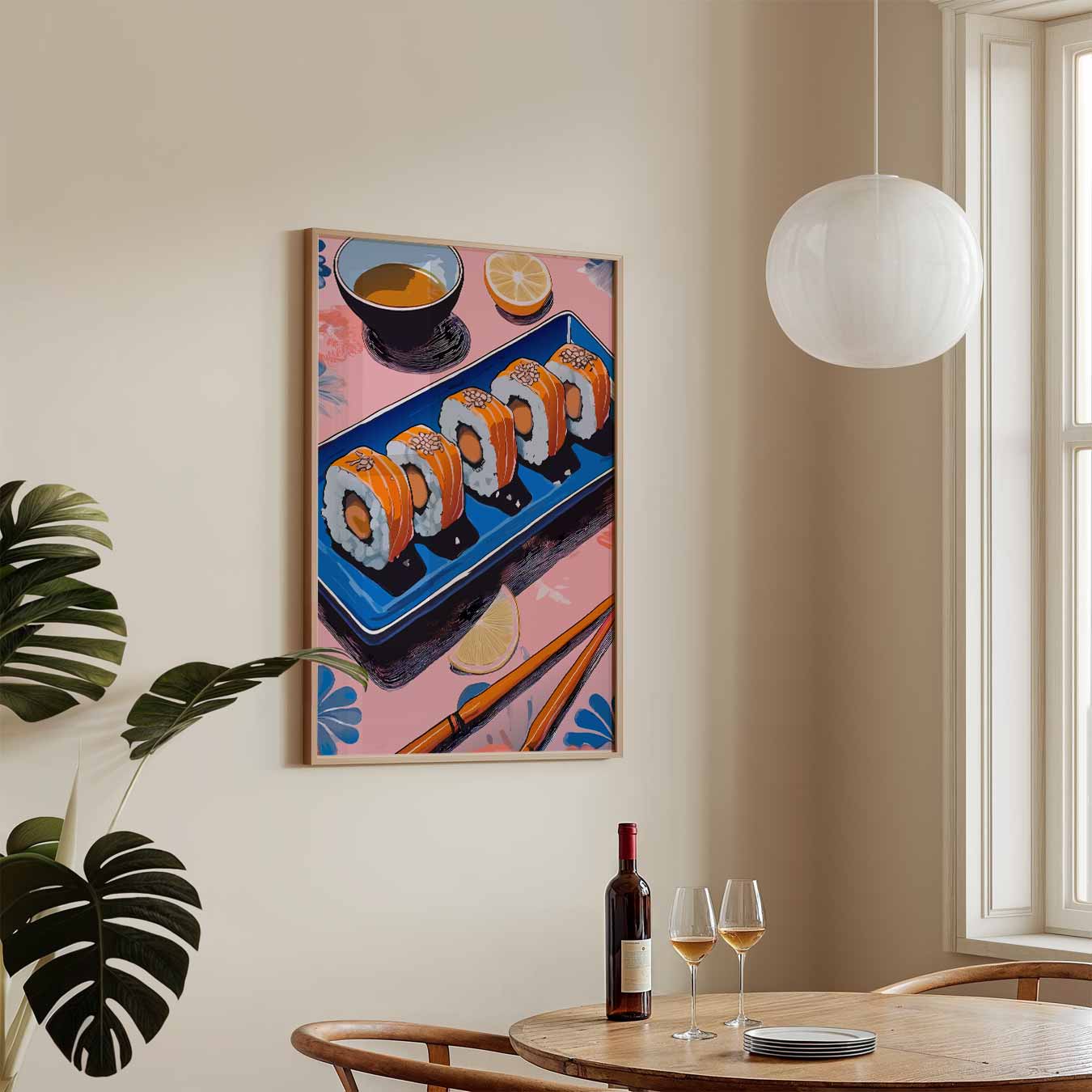 Kleurrijke Sushi Delight Poster-WallArtistic