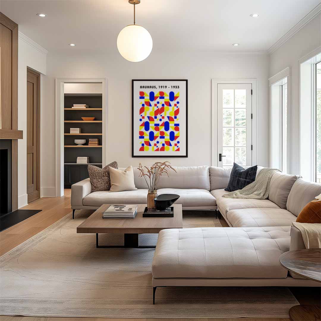 Geometrische Print Kunstwerk