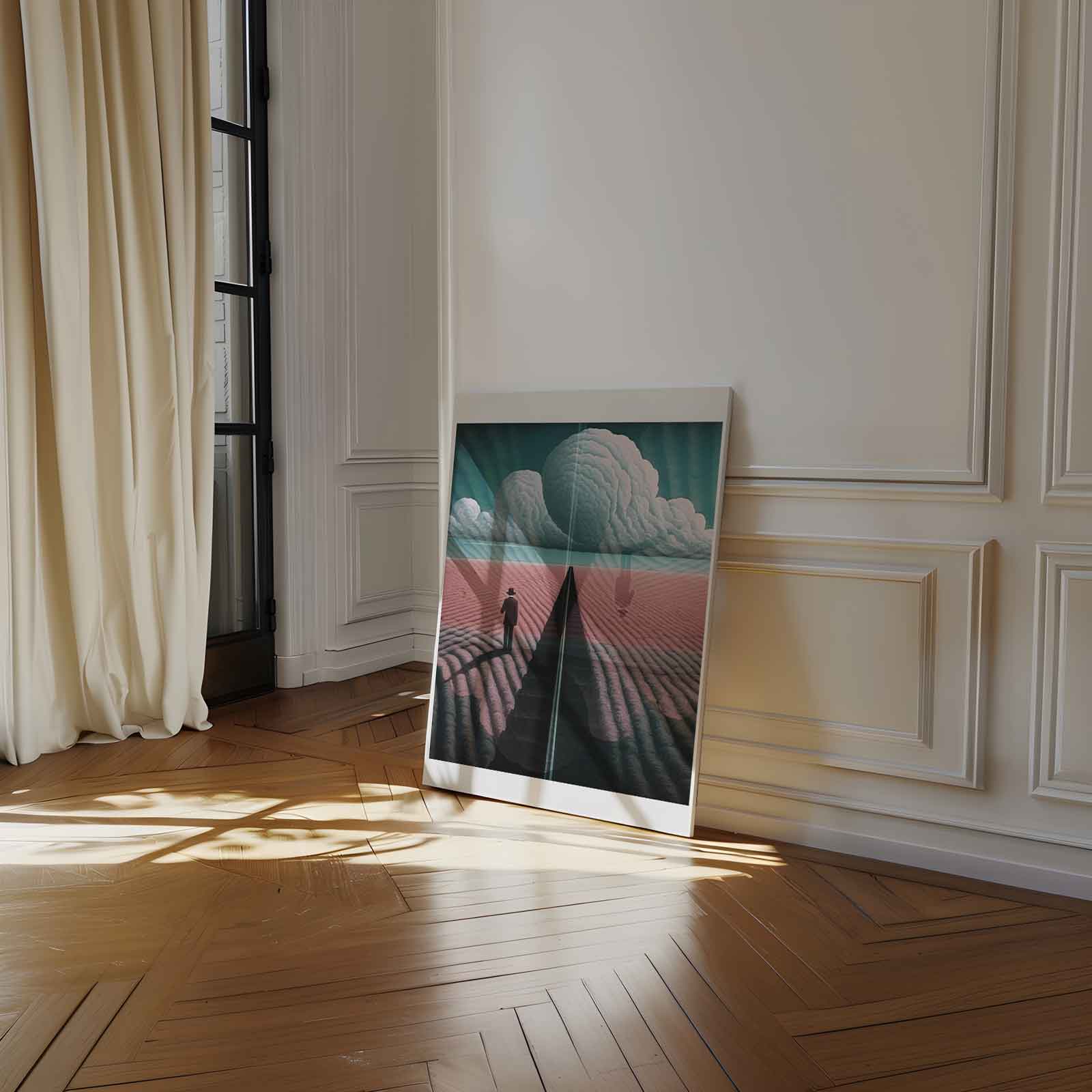 Dromerige Horizon Kunstwerk-canvas-dibond-plexiglas-wanddecoratie-WallArtistic