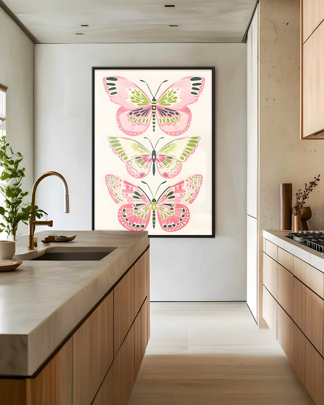 Vlinderdroom Kunstwerk Kunstwerk-canvas-dibond-plexiglas-wanddecoratie-WallArtistic