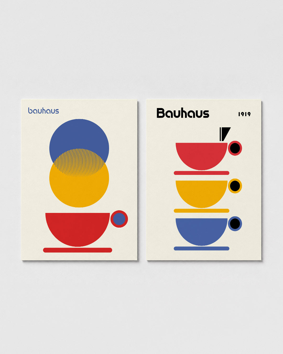 Vormen en kleurvlakken Posterset