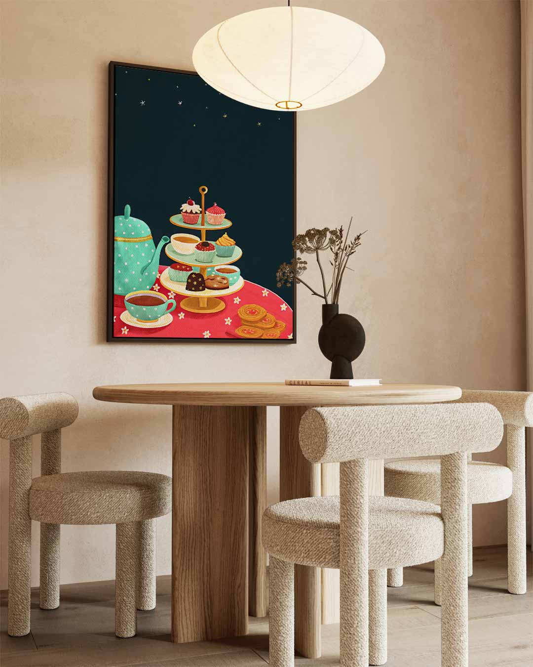 Afternoon Tea Delights Kunstwerk-canvas-dibond-plexiglas-wanddecoratie-WallArtistic