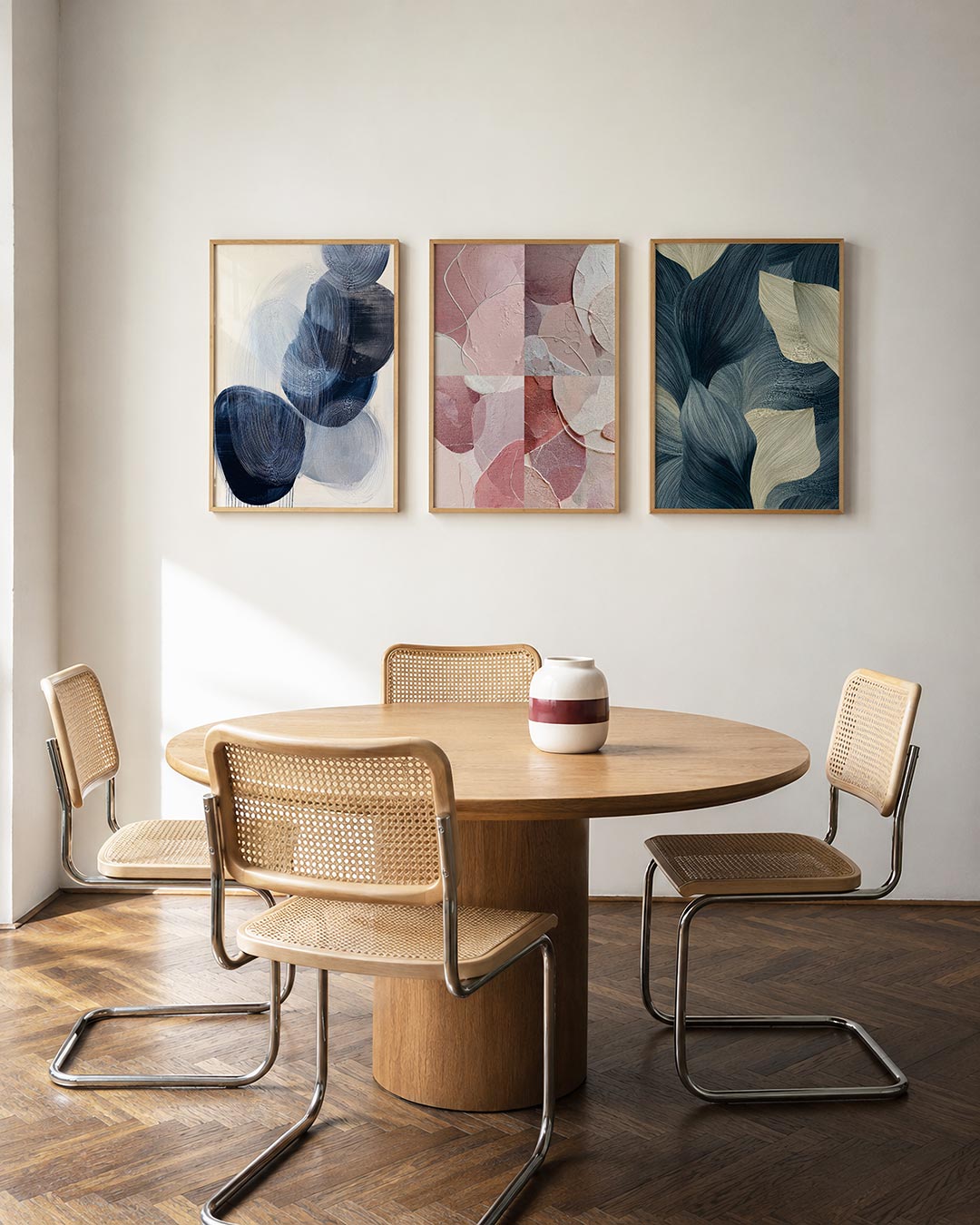 Lijnenspel en vormen Posterset