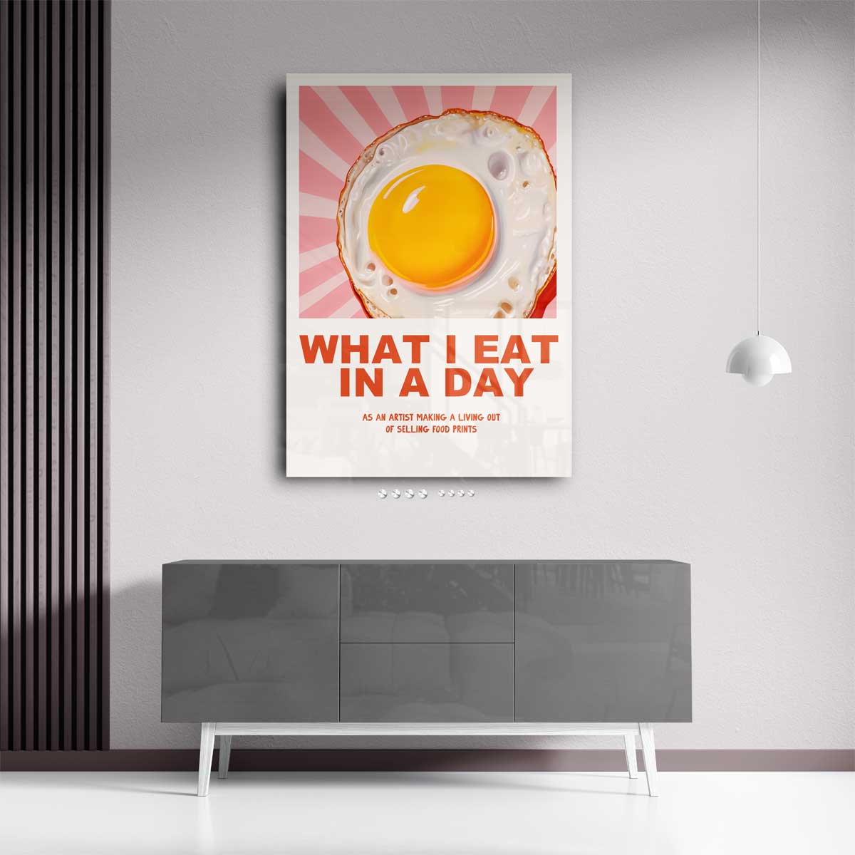 Sunny Side Up Delight Kunstwerk-canvas-dibond-plexiglas-wanddecoratie-WallArtistic