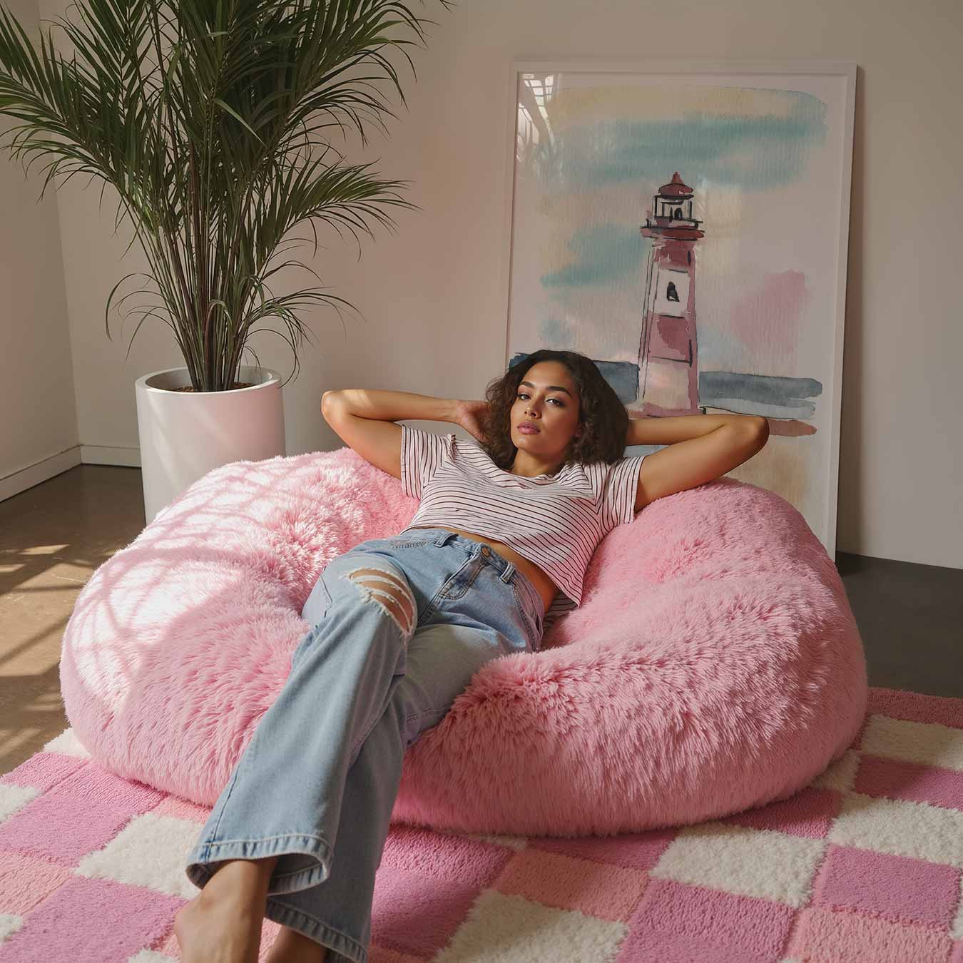 Dromerige Vuurtoren Poster-WallArtistic