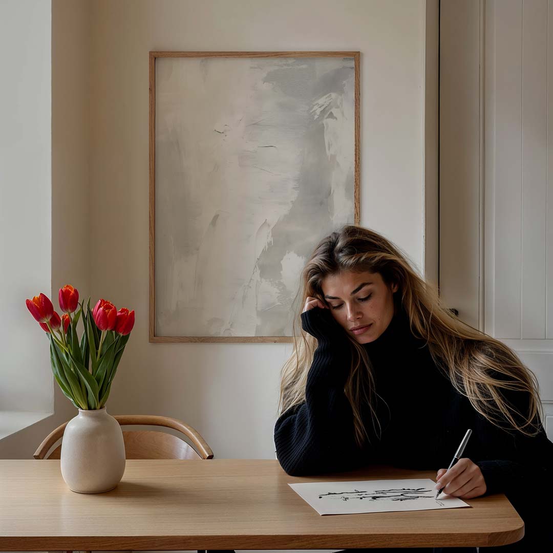 Moderne Abstracte Kunstposter-WallArtistic