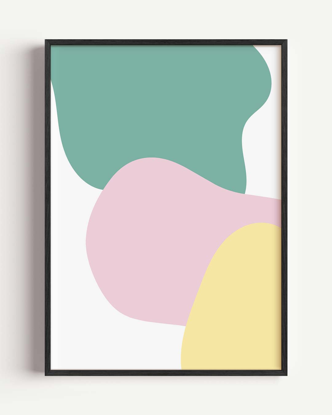 Kleurrijke Vormen Abstracte Poster-WallArtistic