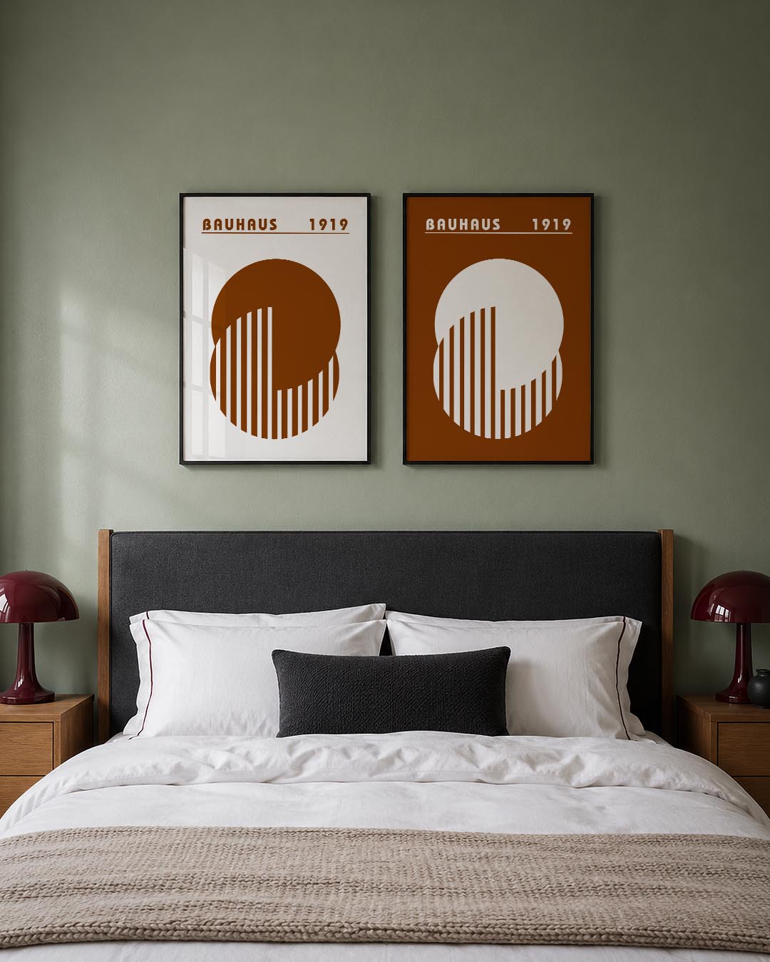 Cirkel en strepen Posterset