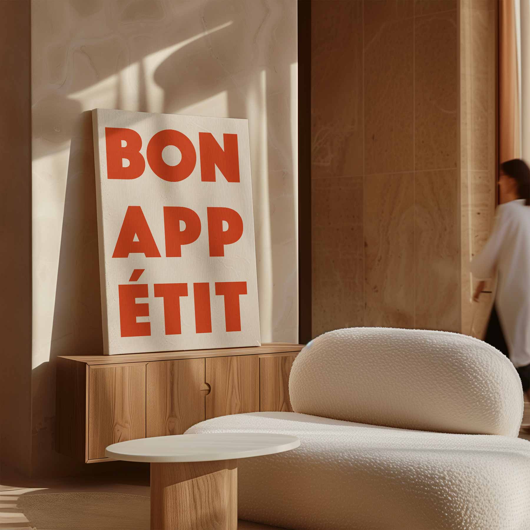 Bon Appétit Typografie Poster