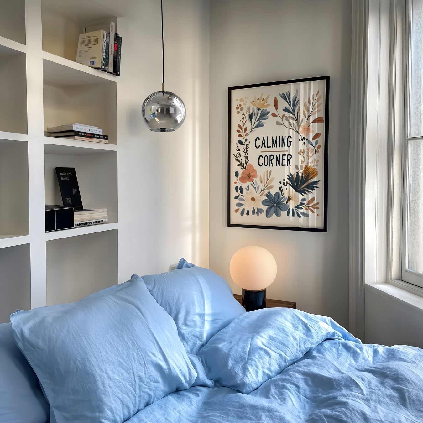 Calming Corner Bloemenposter