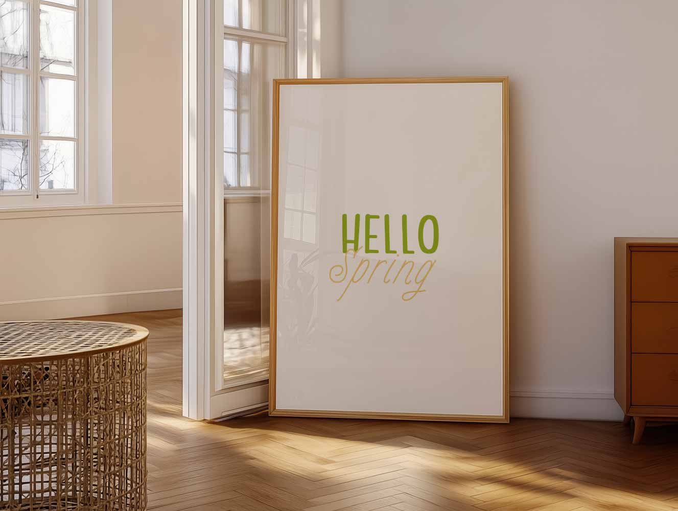 Hello Spring Poster