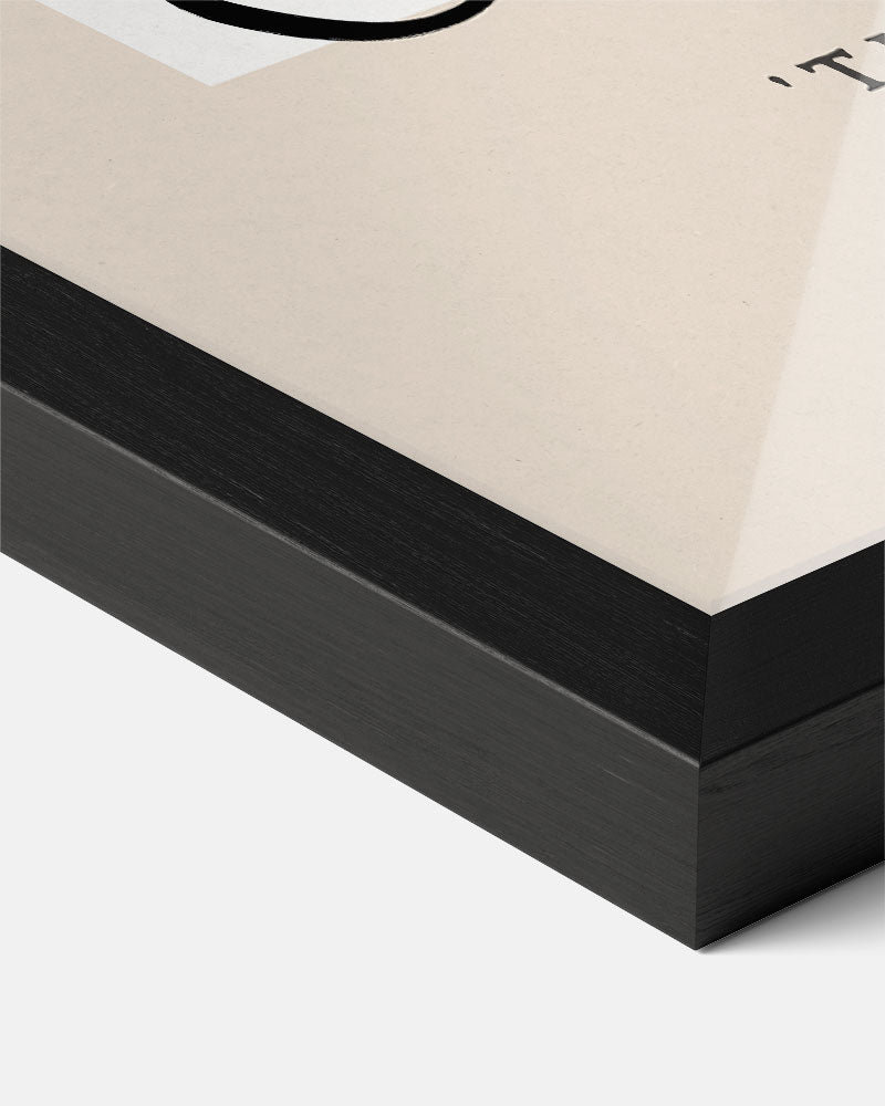 Minimalistische Vijgenboom Illustratie Poster-WallArtistic